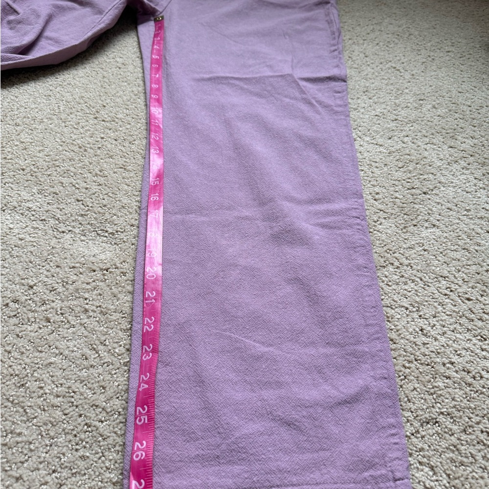 SHEIN Mauve Textured Pants - Picture 6 of 9